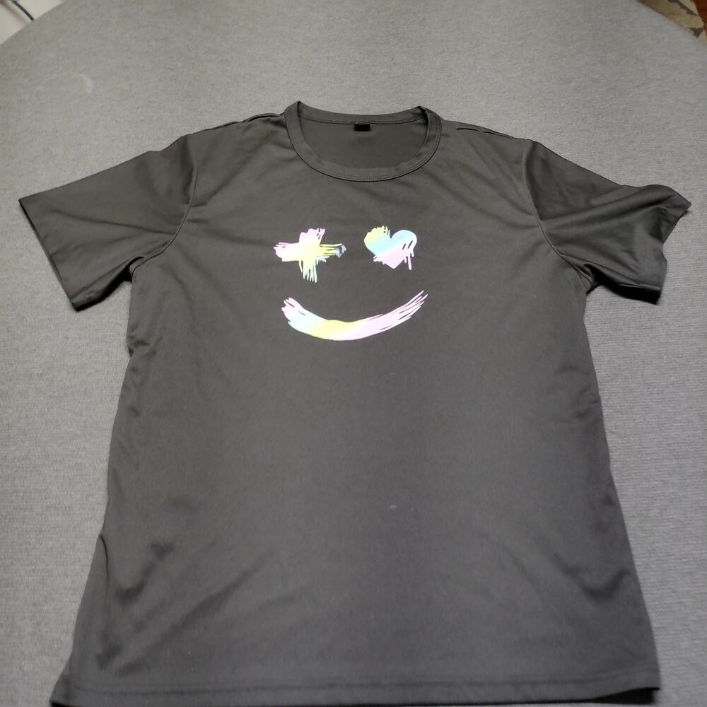 Manfinity EMRG Men Reflective Cartoon Graphic Tee Size XL